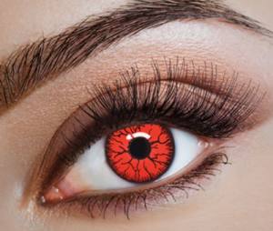 Rote Kontaktlinsen