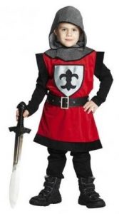 Mittelalter Gewandung - Ritter Kostüm 3tlg für Kinder