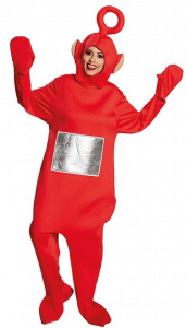 po teletubbie kostüm für erwachsene rot