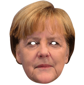 Angela Merkel Pappmaske