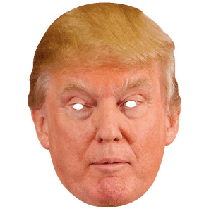 Maske von Donald Trump