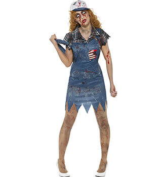 Zombie Damen Kostüm