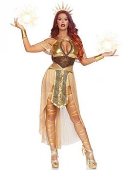 Medusa Kostüm - goldenes Outfit