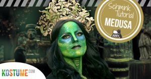 Medusa Kostüm - Tutorial Medusa Make-up