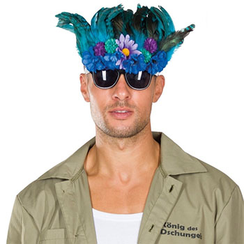 Dschungelcamp Kostüme - Dschungelkönig Brille