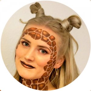 Giraffen Make-up - Zoom 2