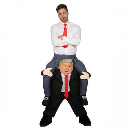 lustiges Huckepack Donald Trump Kostüm