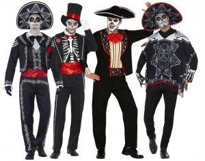 Kostüme für Männer zum Tag der Toten Halloween