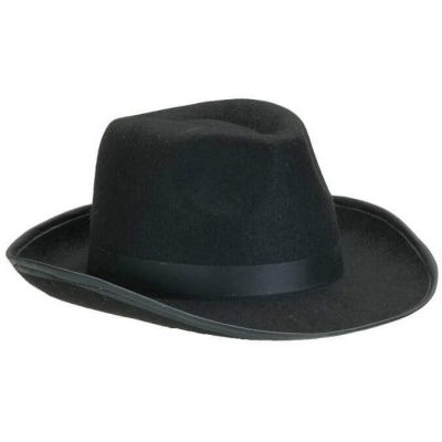 schwarzer Hut für Herrenkostüm