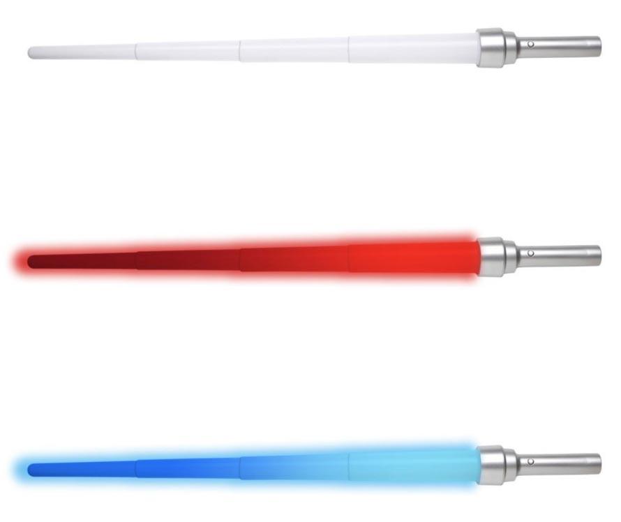 Star Wars Lichtschwerter rot und blau