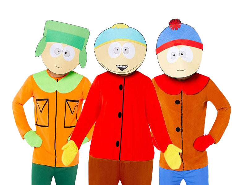 Southpark Kyle, Cartman und Stan Gruppenkostüm