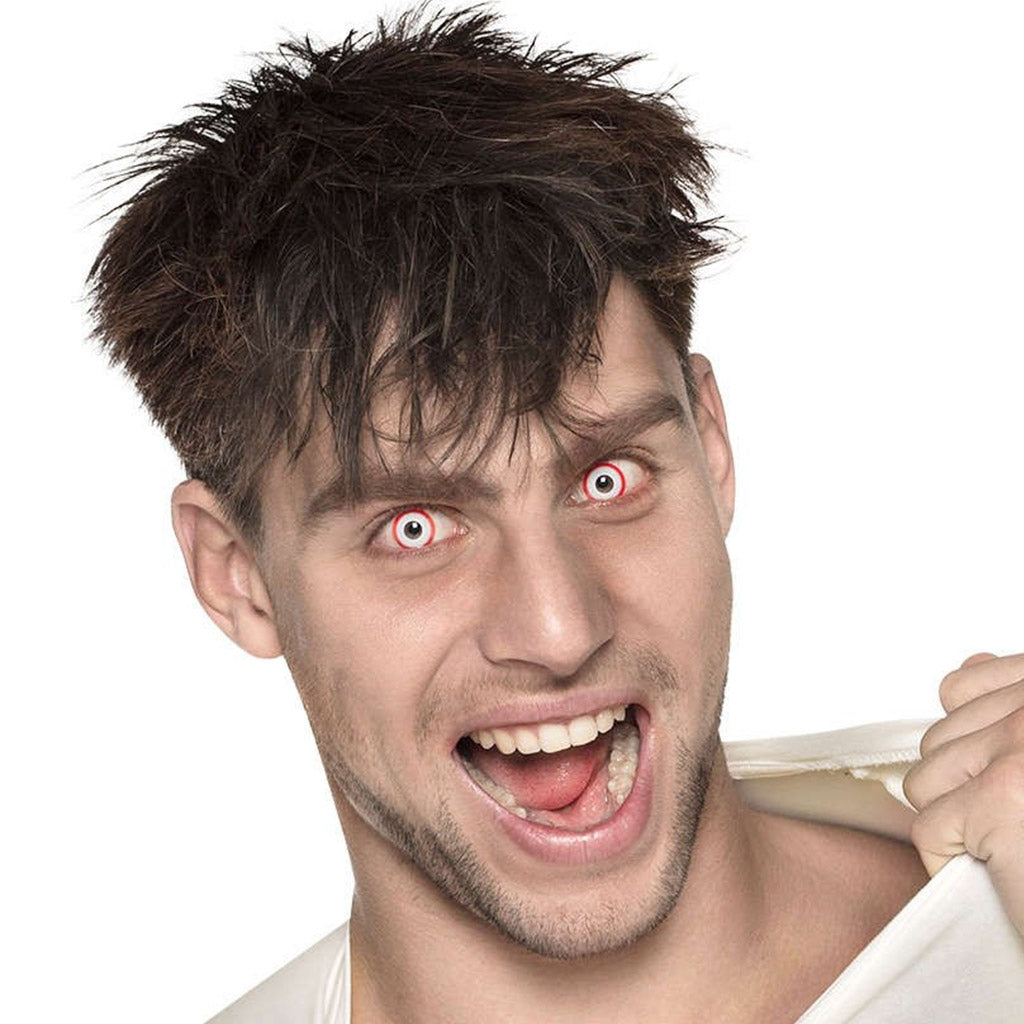Zombie Kontaktlinsen - Weiße Iris