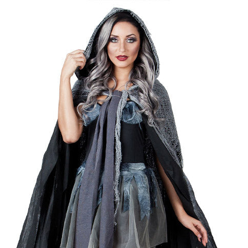 Hexenumhang mit zackigem Schnitt