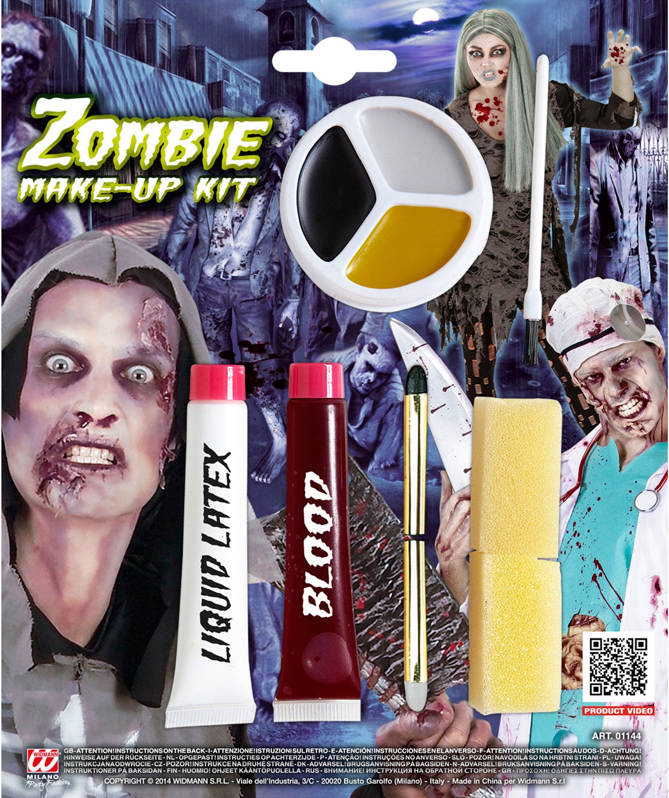 Zombie Make-up Kit Classic - 1