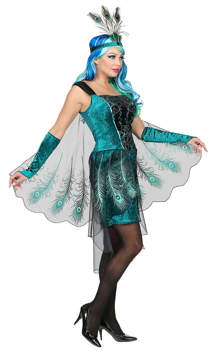 Pfauenkostüm für Damen  - 2