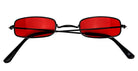 Dracula Brille in rot - 1