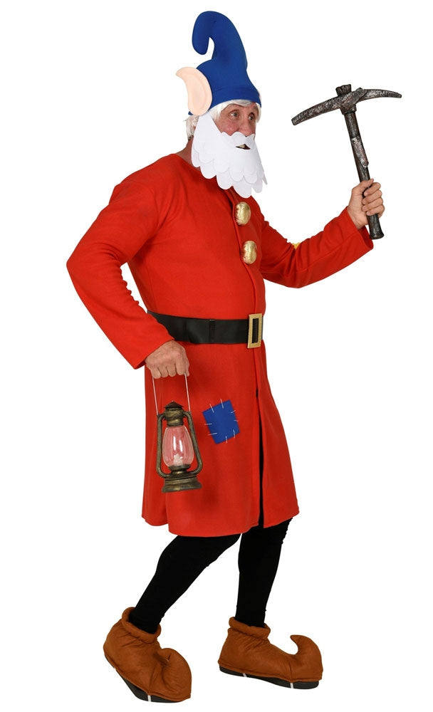 Zwerg August Kostüm für Erwachsene rot - 3