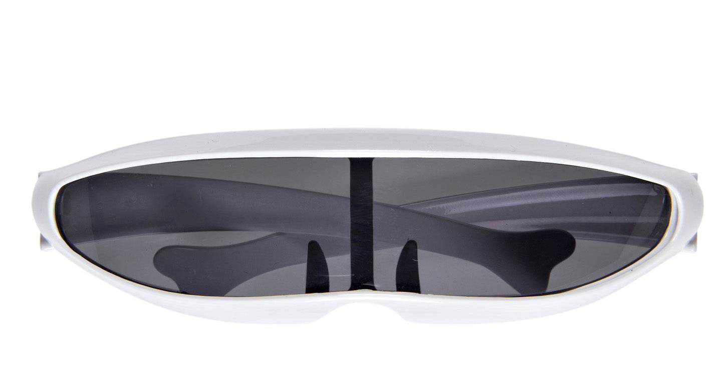 Robot Brille weiß Classic - 2
