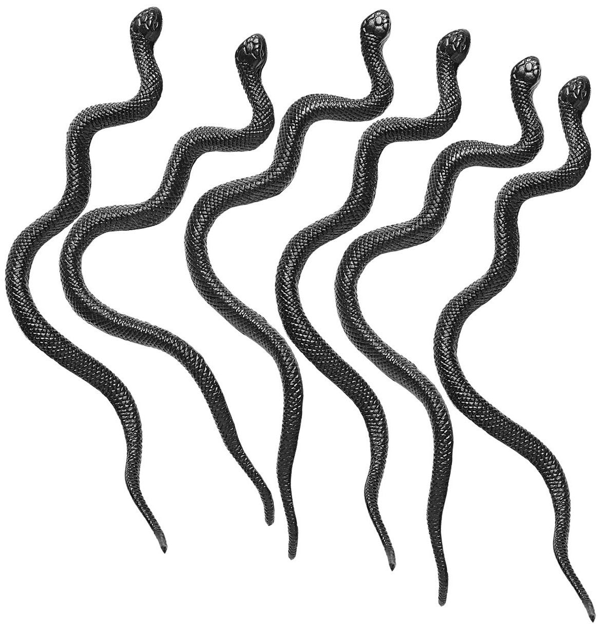 12 Kriechende Halloween Nattern 12,5cm 2