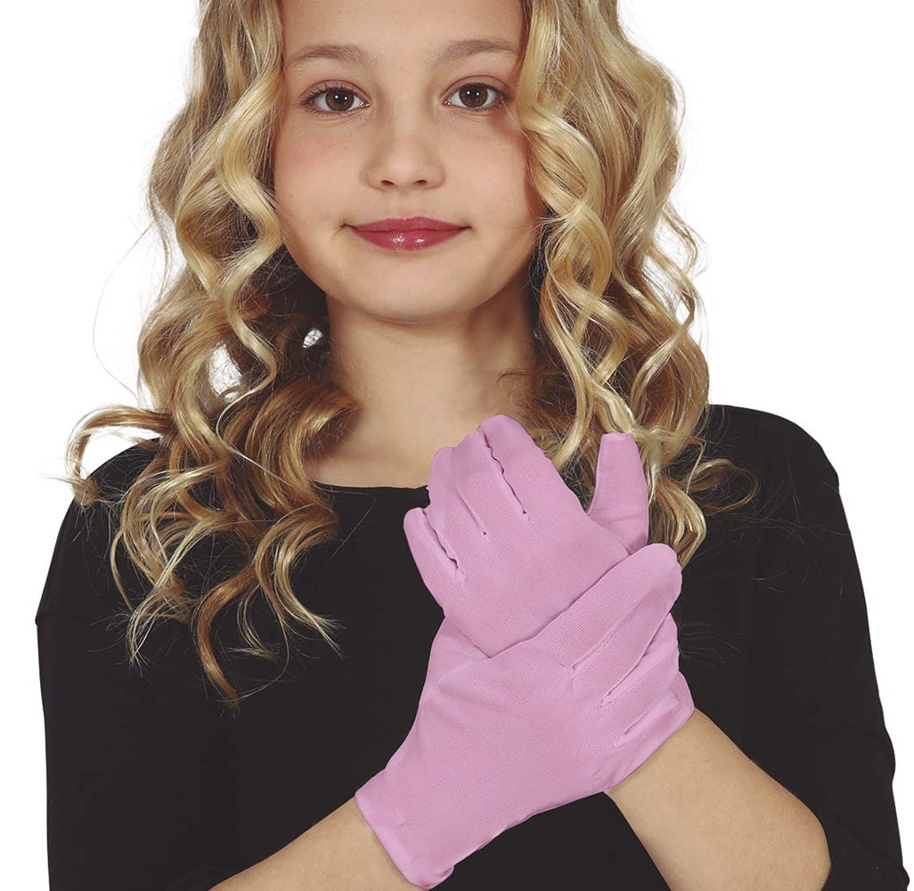 Kinder Handschuhe in Rosa – Kostüme.com