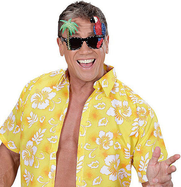 Hawaii Partybrille Papagei - 3