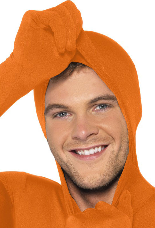 Orangefarbener Ganzkörperanzug - 4