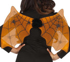 Fledermaus Spinnen Flügel in Orange 60cm - 1
