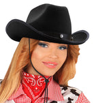 Western Cowboy Hut mit Nieten schwarz - 2