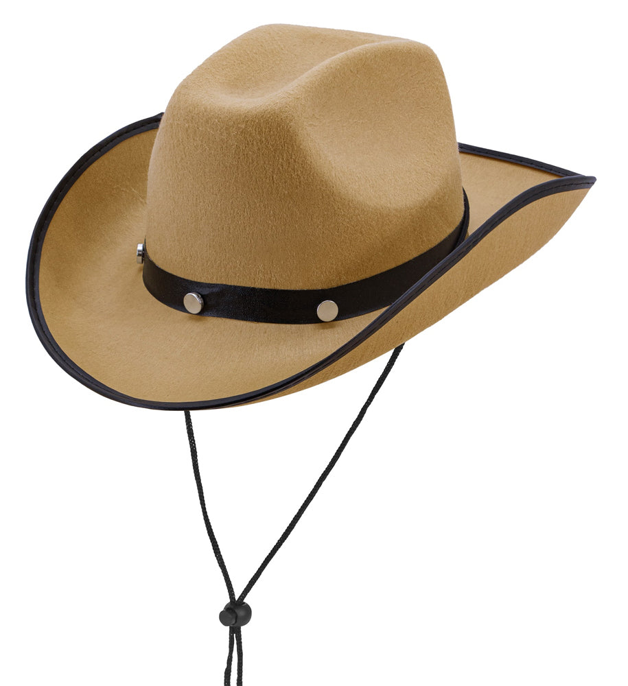Western Cowboy Hut mit Nieten beige - 3