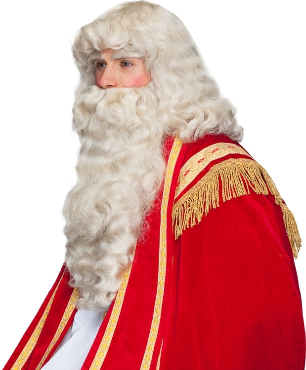 Nikolaus Perücke mit Bart und Augenbrauen Deluxe - 2