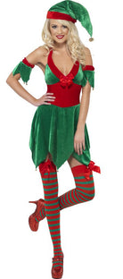 Sexy Weihnachts Elfe Damenkostüm - 2