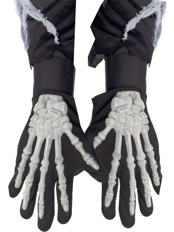 Skelett Handschuhe mit Knochen - 1