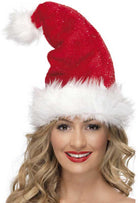 Miss Santa-Mütze Deluxe mit Lametta - 1