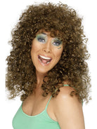 80er Boogie Babe Perücke braun - 1