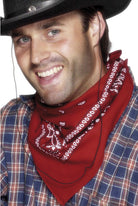 Rotes Cowboy Halstuch Deluxe - 1