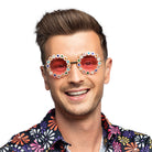 Crystal Flower Power Partybrille - 2