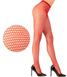 Sexy Netzstrumpfhose rot - 1