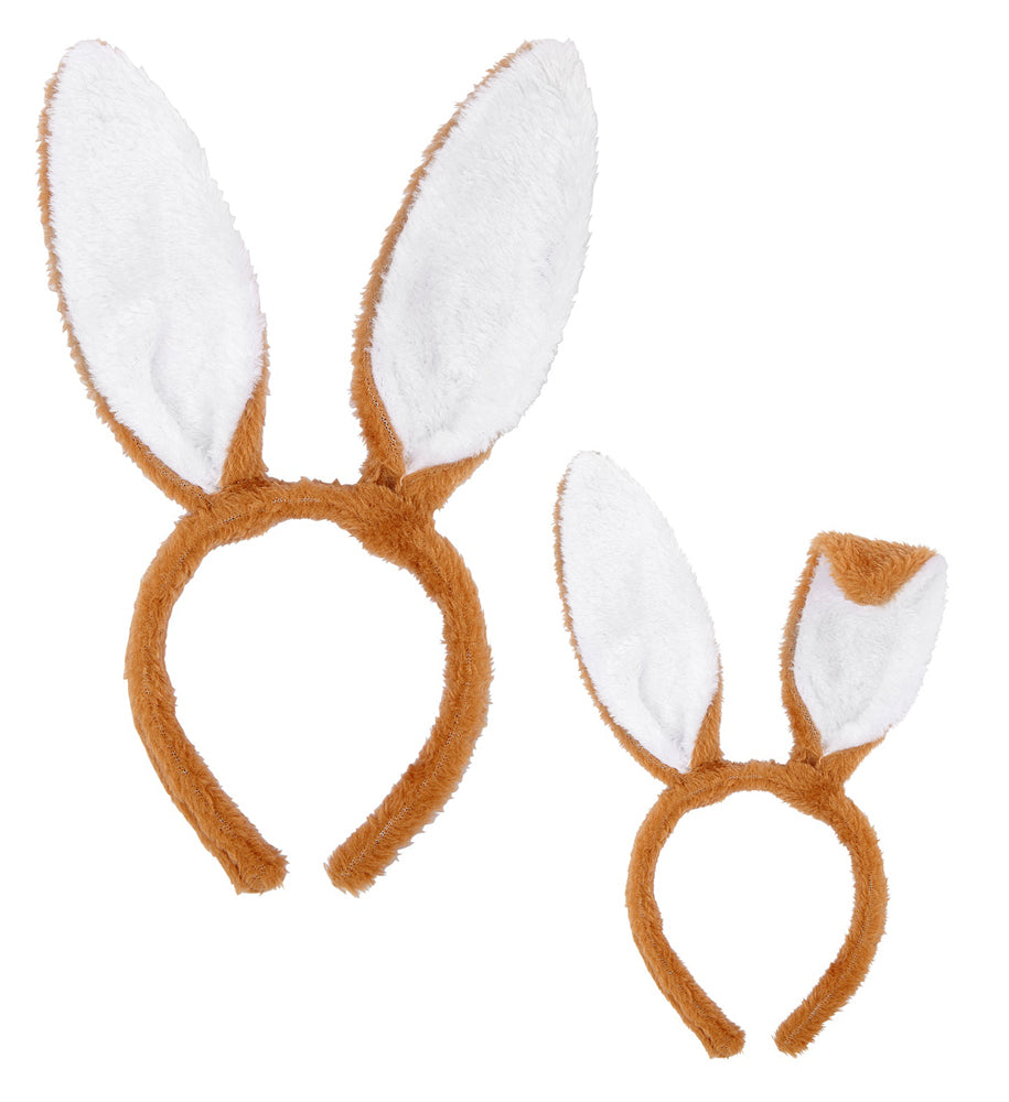 Funny Bunny Plüsch Hasenohren braun - 2