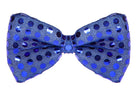 Pailletten Party Fliege blau - 1