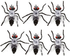 6 Riesen Horror Fliegen, 5,5cm 2