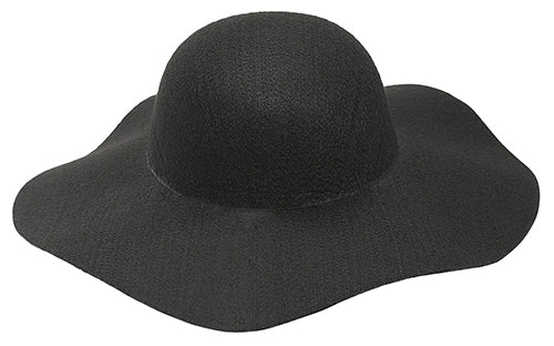 70er Jahre Schlapphut schwarz für Damen - 2