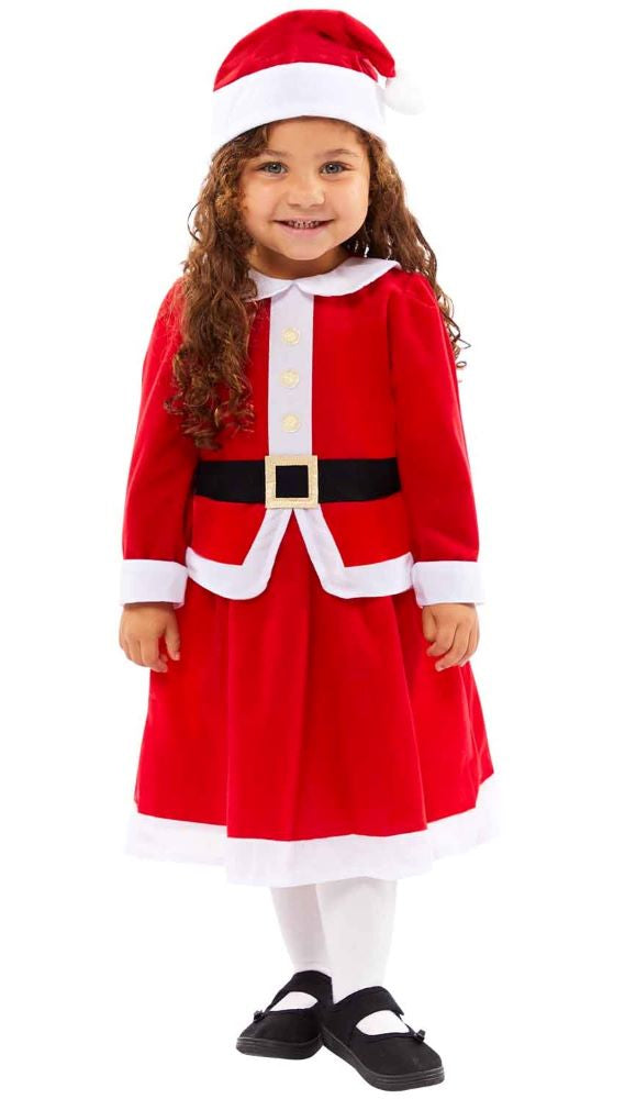 Mini Miss Santa Weihnachtskostüm für Mädchen - 2
