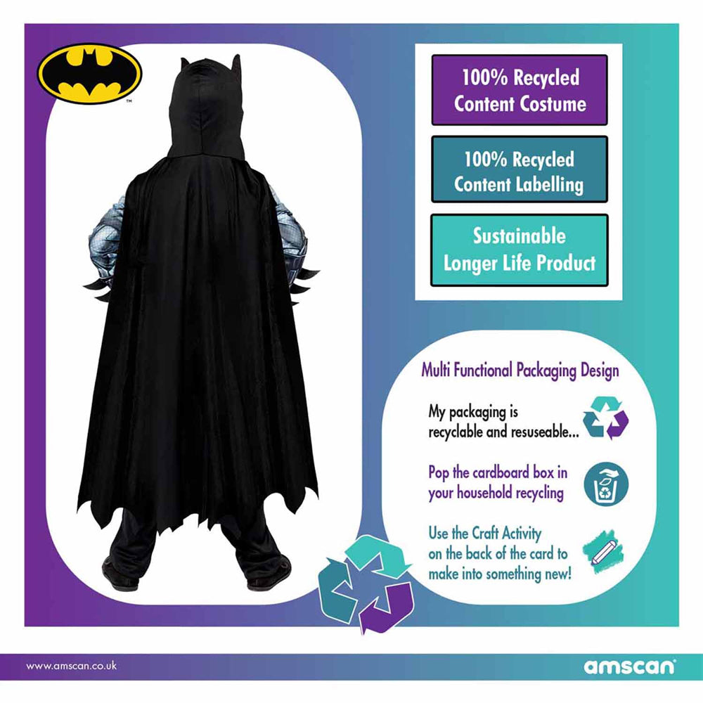 Recyceltes Batman Kostüm für Kinder - 7