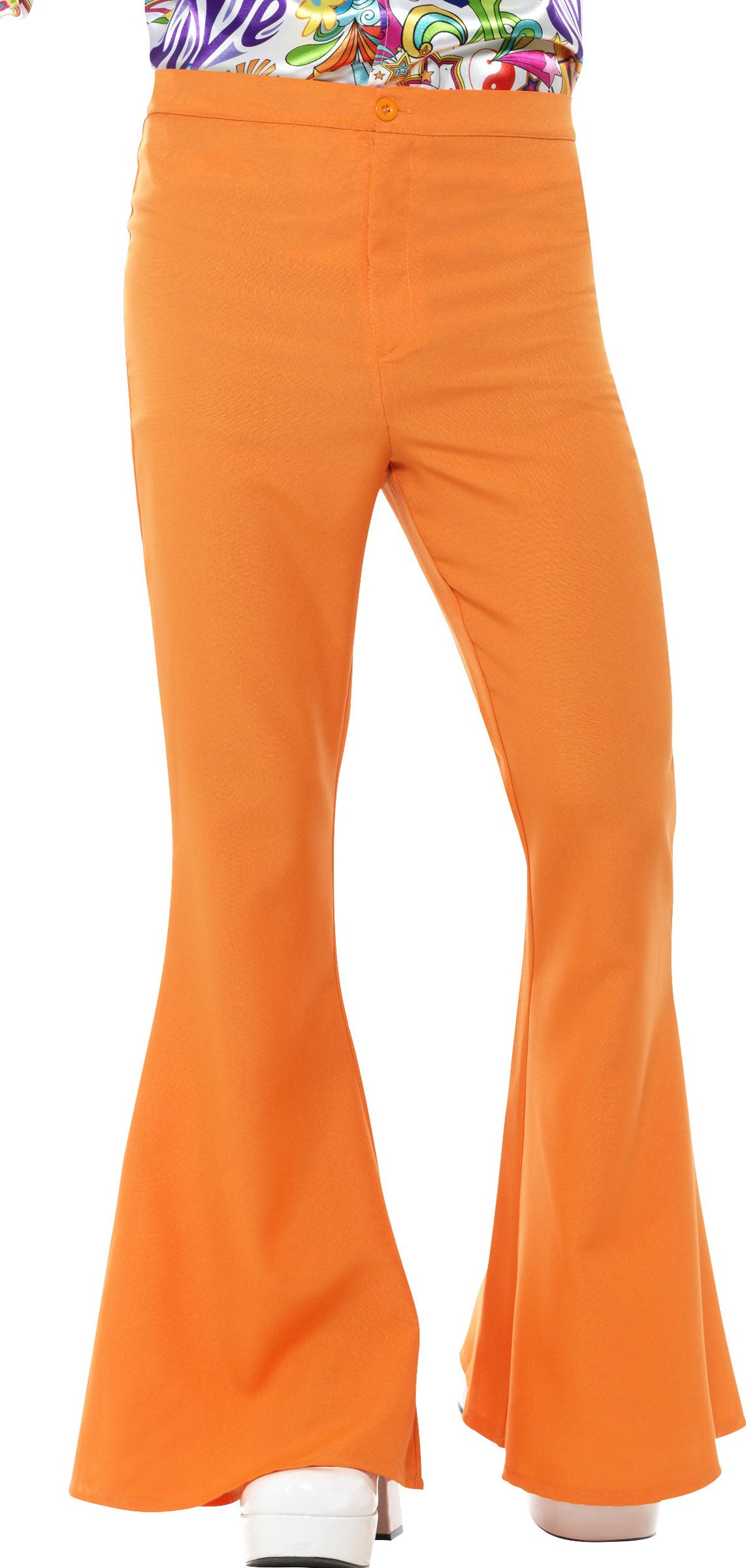 70er Jahre Schlaghose für Herren orange - 1