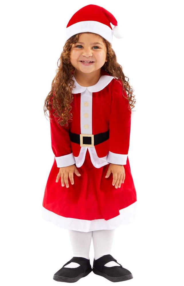 Mini Miss Santa Weihnachtskostüm für Mädchen - 5