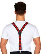 Hosenträger rot-kariert - 3