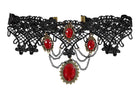 Gothic Ruby Halskette - 1