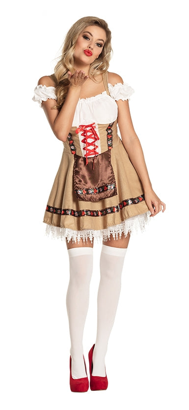 Franzi Bayerisches Madl Dirndl braun - 1