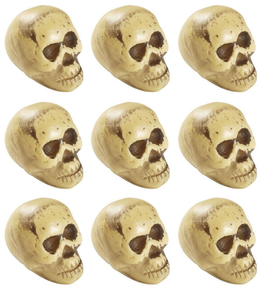 9 Totenköpfe  5cm 1