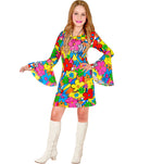 Flower Power Hippie Kleid für Mädchen - 1
